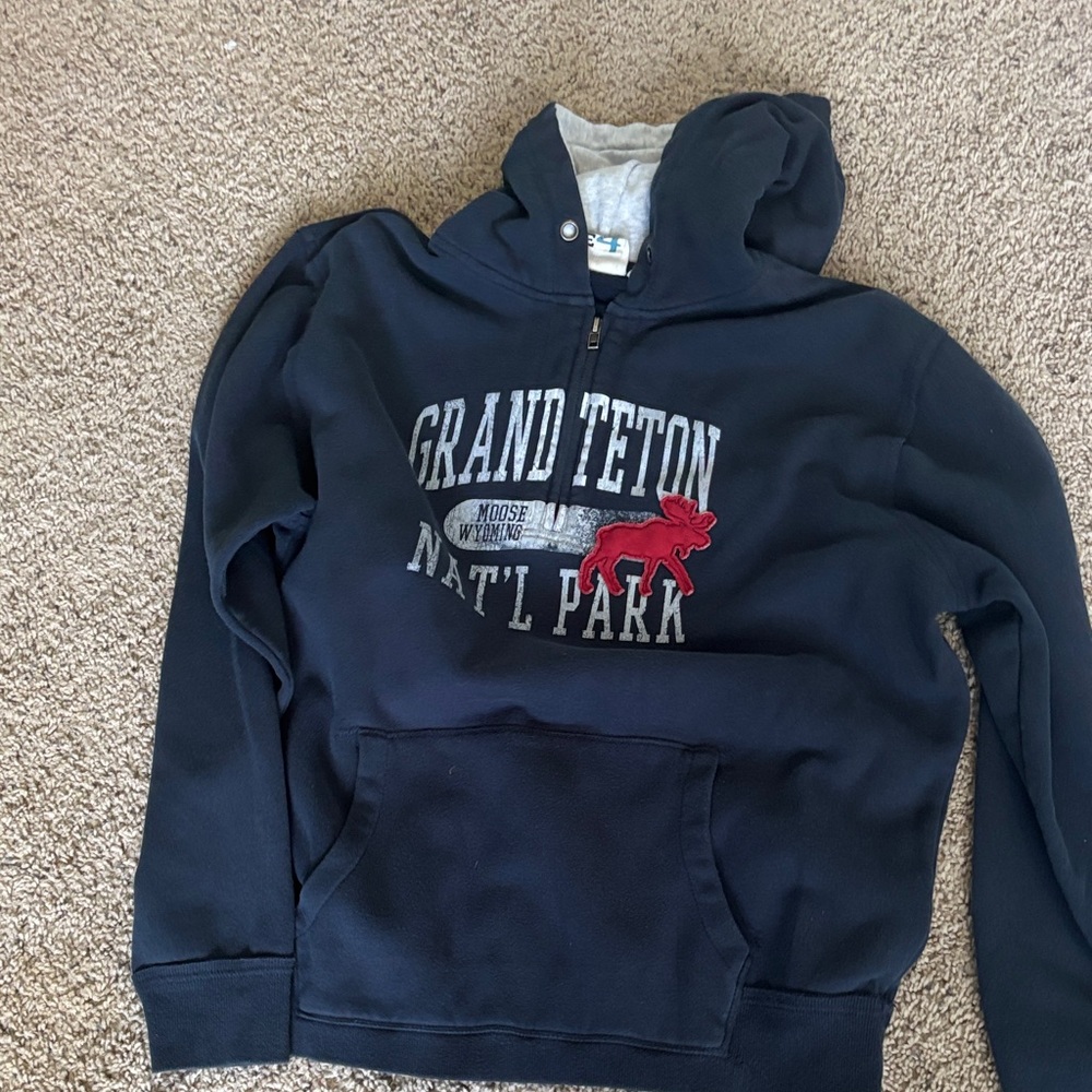 Grand Teton Nat'l Park Navy Hoodie